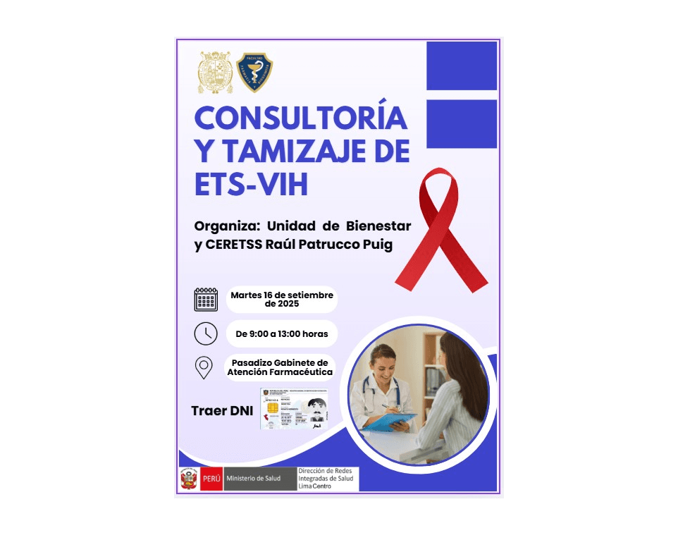 Consultoría y tamizaje de ETS-VIH